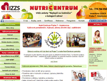 Tablet Screenshot of nutricentrum.cz